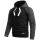 Alessandro Salvarini Herren Kapuzenpullover O-297 - Schwarz-Dunkelgrau-Gr.S