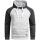 Alessandro Salvarini Herren Kapuzenpullover O-297 - Hellgrau-DGrau-Gr.3XL