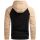 Alessandro Salvarini Herren Kapuzenpullover O-297 - Schwarz-Beige-Gr.3XL