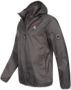 Arctic Seven Herren Regenjacke Übergangsjacke O284 - Dunkelgrau-Gr.XL