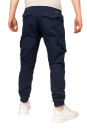 Alessandro Salvarini Herren Cargohose Strech O-274 - Dunkelblau-W31-L32