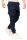 Alessandro Salvarini Herren Cargohose Strech O-274 - Dunkelblau-W40-L34