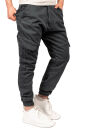 Alessandro Salvarini Herren Cargohose Strech O-274 - Anthrazit-W32-L32
