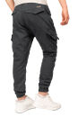 Alessandro Salvarini Herren Cargohose Strech O-274 - Anthrazit-W34-L34