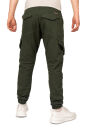 Alessandro Salvarini Herren Cargohose Strech O-274 - Olive-W33-L32