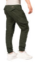 Alessandro Salvarini Herren Cargohose Strech O-274 - Olive-W33-L32
