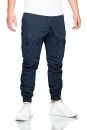 Alessandro Salvarini Herren Cargo Hose O-272 - Dunkelblau-W38-L34