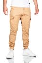 Alessandro Salvarini Herren Cargo Hose O-272 - Beige-W38-L30