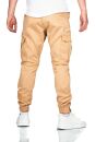 Alessandro Salvarini Herren Cargo Hose O-272 - Beige-W38-L30