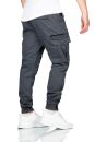 Alessandro Salvarini Herren Cargo Hose O-272 - Dunkelgrau-W32-L30