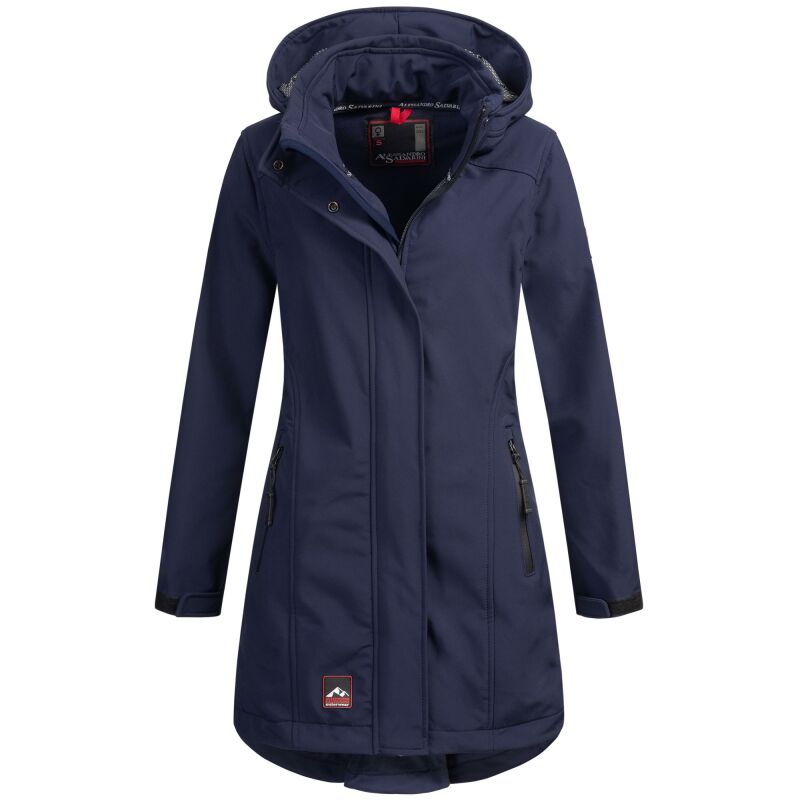 Alessandro Salvarini Damen Softshell Jacke O-188 - Navy
