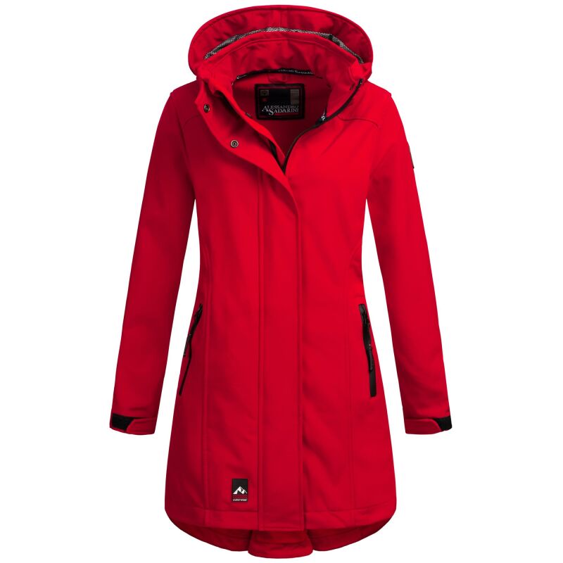 Alessandro Salvarini Damen Softshell Jacke O-188 - Rot