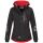 Arctic Seven Damen Softshell Outdoor O-186 - Schwarz-Rot-Gr.M