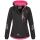 Arctic Seven Damen Softshell Outdoor O-186 - Schwarz-Pink-Gr.XS