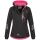 Arctic Seven Damen Softshell Outdoor O-186 - Schwarz-Pink-Gr.XS