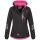 Arctic Seven Damen Softshell Outdoor O-186 - Schwarz-Pink-Gr.XL