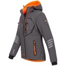 Arctic Seven Damen Softshell Outdoor O-186 - Grau-Orange-Gr.XL