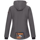 Arctic Seven Damen Softshell Outdoor O-186 - Grau-Orange-Gr.XXL