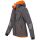 Arctic Seven Damen Softshell Outdoor O-186 - Grau-Orange-Gr.XXL