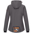 Arctic Seven Damen Softshell Outdoor O-186 - Grau-Orange-Gr.4XL
