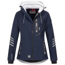 Arctic Seven Damen Softshell Outdoor O-186 - Navy-Weiss