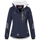 Arctic Seven Damen Softshell Outdoor O-186 - Navy-Weiss-Gr.XL