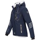 Arctic Seven Damen Softshell Outdoor O-186 - Navy-Weiss-Gr.5XL