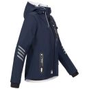 Arctic Seven Damen Softshell Outdoor O-186 - Navy-Weiss-Gr.5XL