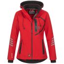 Arctic Seven Damen Softshell Outdoor O-186 - Rot-Schwarz-Gr.XS