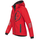 Arctic Seven Damen Softshell Outdoor O-186 - Rot-Schwarz-Gr.XS