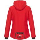 Arctic Seven Damen Softshell Outdoor O-186 - Rot-Schwarz-Gr.S