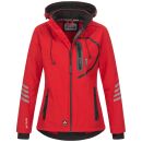 Arctic Seven Damen Softshell Outdoor O-186 - Rot-Schwarz-Gr.L