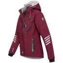 Arctic Seven Damen Softshell Outdoor O-186 - Bordeaux-Grau