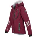 Arctic Seven Damen Softshell Outdoor O-186 - Bordeaux-Grau-Gr.XS
