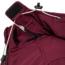 Arctic Seven Damen Softshell Outdoor O-186 - Bordeaux-Grau-Gr.XS