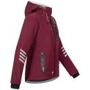 Arctic Seven Damen Softshell Outdoor O-186 - Bordeaux-Grau-Gr.3XL