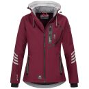 Arctic Seven Damen Softshell Outdoor O-186 - Bordeaux-Grau-Gr.5XL