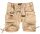 Alessandro Salvarini Herren Cargoshorts mit Gürtel O-079 - Beige-W29