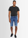 Alessandro Salvarini Herren Jeans Shorts O-380 - Blau