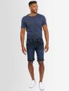 Alessandro Salvarini Herren Jeans Shorts O-382 - Dunkelblau