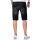 Alessandro Salvarini Herren Jeans Shorts O-383 - Schwarz-W30