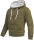 Alessandro Salvarini Herren Hoodie O-291 - Grün-Gr.S