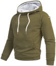 Alessandro Salvarini Herren Hoodie O-291 - Grün-Gr.L