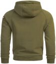 Alessandro Salvarini Herren Hoodie O-291 - Grün-Gr.L