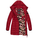 Marikoo Abendsternchen Damen Winter Jacke gesteppt B603 Blood Red-Größe S - Gr. 36
