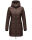 Marikoo Abendsternchen Damen Winter Jacke gesteppt B603 Dunkelschoko-Größe S - Gr. 36