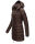Marikoo Abendsternchen Damen Winter Jacke gesteppt B603 Dunkelschoko-Größe S - Gr. 36