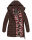 Marikoo Abendsternchen Damen Winter Jacke gesteppt B603 Dunkelschoko-Größe S - Gr. 36