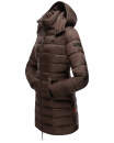 Marikoo Abendsternchen Damen Winter Jacke gesteppt B603 Dunkelschoko Größe XXL - Gr. 44