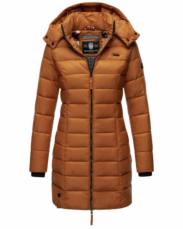 Marikoo Abendsternchen Damen Winter Jacke gesteppt B603 Cinnamon Größe S - Gr. 36